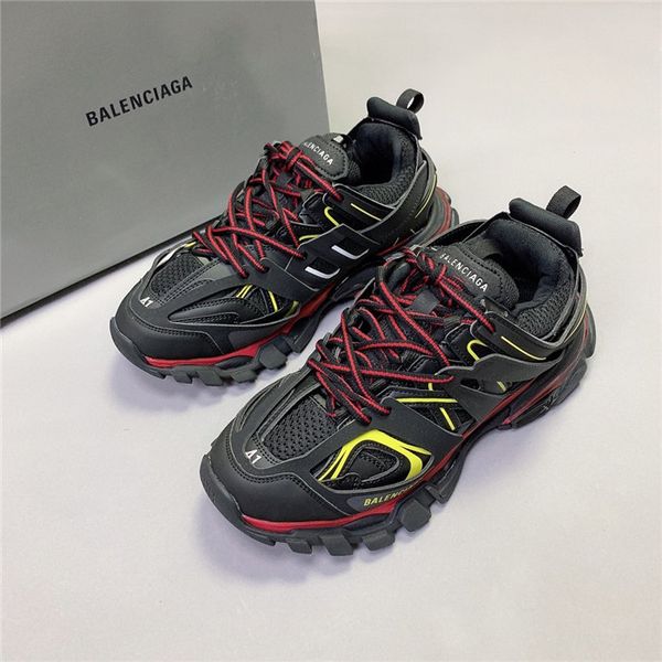 

paris brand women's shoes luxury design platform fashion men's shoes crystal air cushion bottom men and women sports running shoes, Black