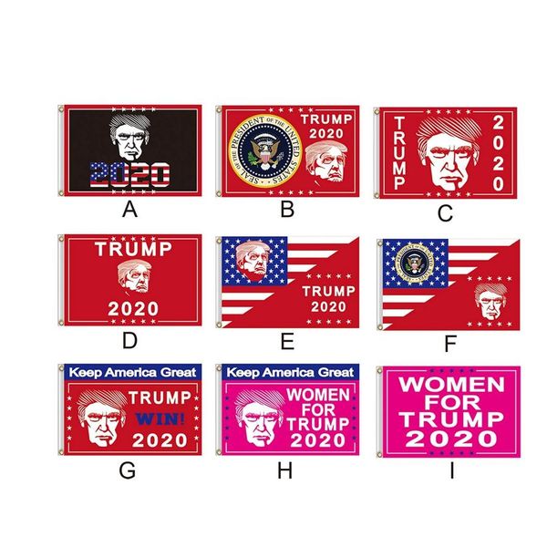 

fashion trump 2020 flag 90*150cm usa president election trump supporters keep america great flag home party supplies fa3007