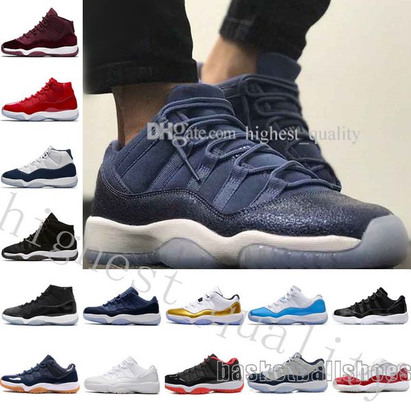 

olympic 11 metallic gold white varsity red navy gum concord basketball shoes velvet heiress sneakers men 11s lows xi sports s
