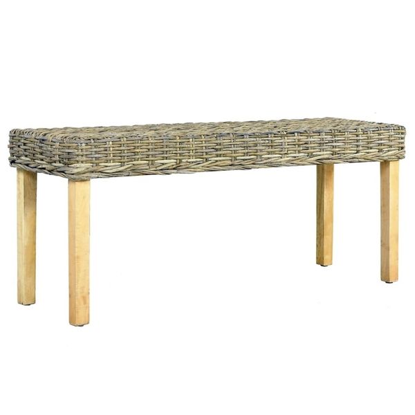 

bench 110 cm в natural kubu rattan и сплошные манго сад наборы