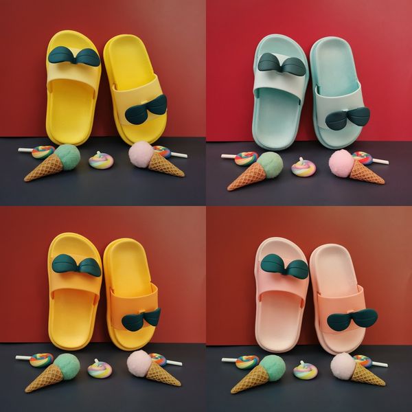 

small bean sprout children' shoes slippers children' cute grass baby sandals cartoon bean sprout slippers, Black;grey