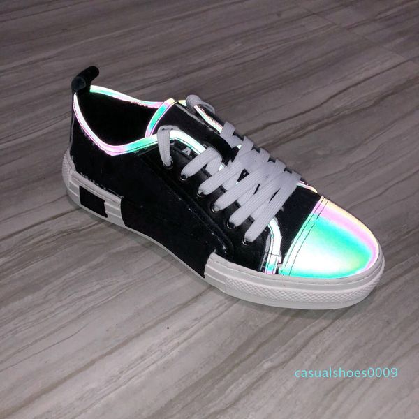 

2020 new 19ss oblique technology fabrics high help casual shoes b23 mens luxury designer shoes womens fashion casual shoes size 36-45 c09, Black