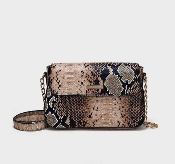 

Designer Lady Serpentine Handbag Luxury Women Shoulder Bag Fashion Animal Print Crossbody Chain Bags Classic Leopard Grain