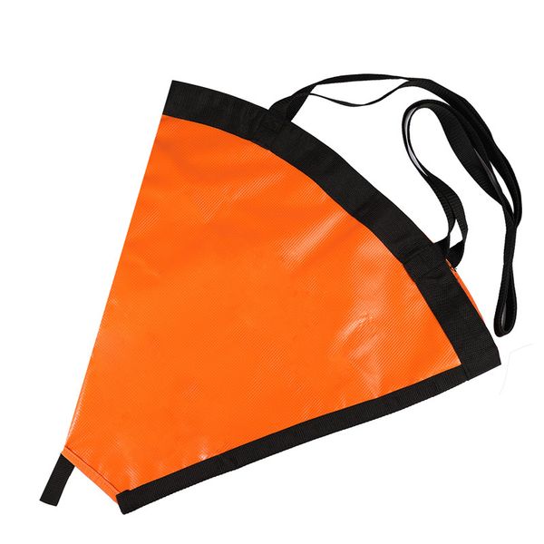 

rowing boat drogue yacht kayak pvc sea anchor trolling sail drift brake drogue with tow rope line buoy ball float leash kit 0.2