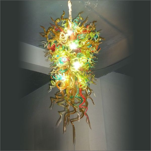 

2016 new design creative blown glass lighting residential pendant light bedroom decorative chandelier light led hanging chain chandeliers