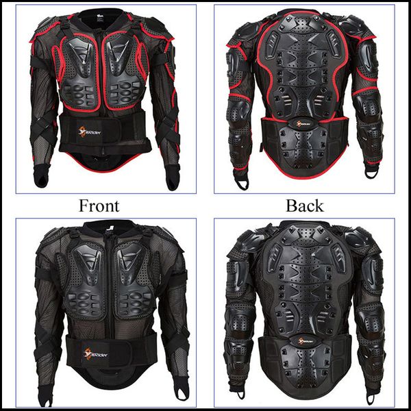 

motorcycle jacket riding protection armor motorbike motocross equipment racing body armor moto ptotective gears combination, Black;blue