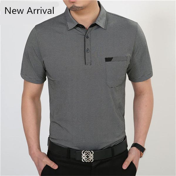 

design short sleeve t shirt cotton clothing men t -shirt with pocket casual dress factory wholesale plus size, White;black