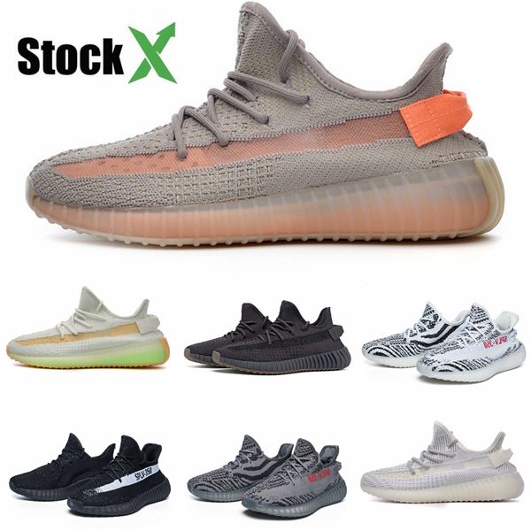 

тройной black reflective static gid glow hyperspace клей статическая масло zebra kanye west running тренеры seankers спортивная обувь # dss8