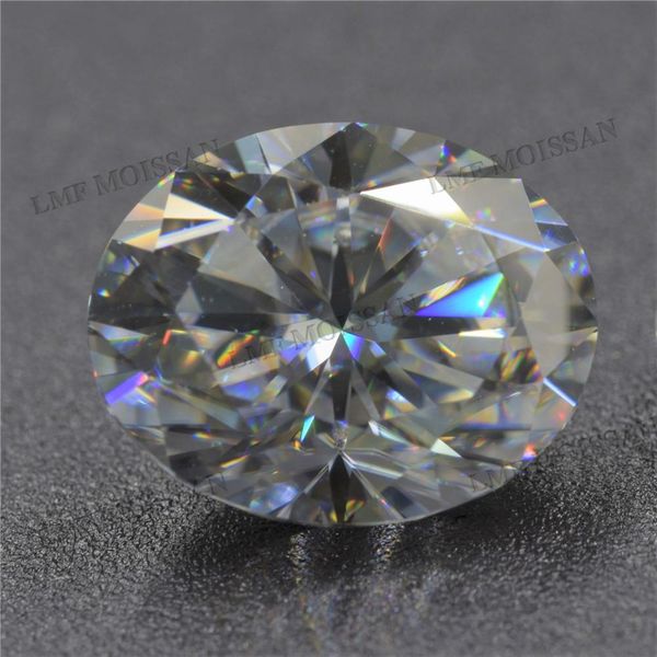 

loose moissanite stones 7x9 oval cut with white gh color vvs clarity, Black