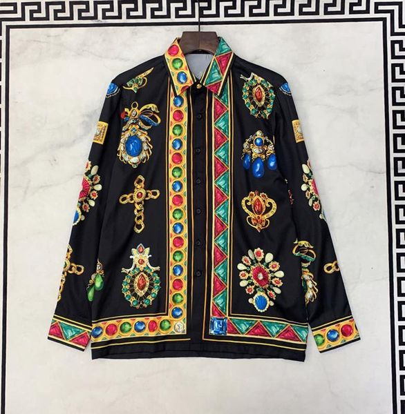 

2019 new luxury men shirts casual loose leisure men shirt fashion thin light designer shirts men casual clothing social camisa size s-3xl