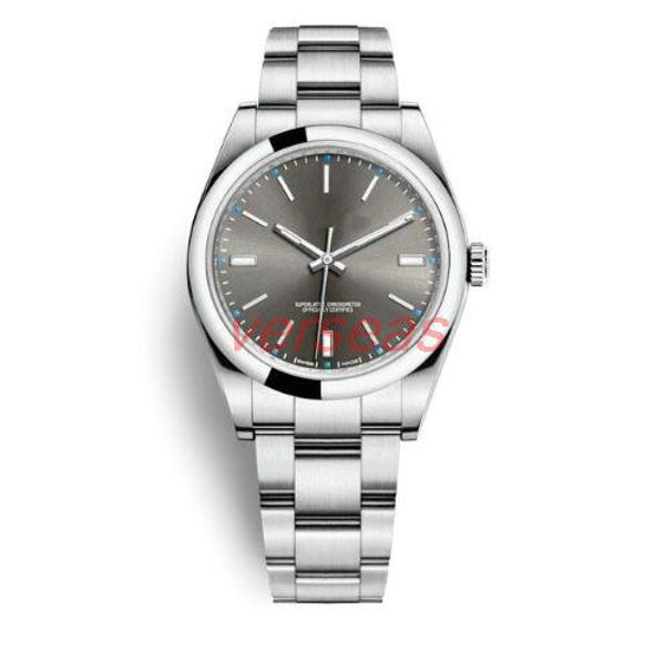 

2020 u1 factory new mens watches sapphire glass stainless steel automatic sweep movement mechanical men watches male wristwatch, Slivery;brown