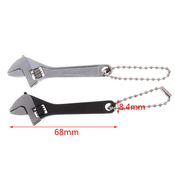 

1 pcs 63mm 2.5 inch mini metal adjustable wrenches hand tool with 0-10mm jaw