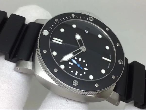 

ring xf movement watches designer watches watchband factory pam684a ceramic luxury luminous watch p.9010 rubber movement automatic 42mm muoc, Slivery;brown