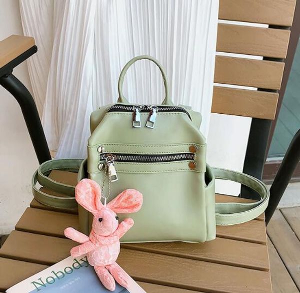 

backpack girl new fashion ins popular versatile pu satchel backpack women travel bag