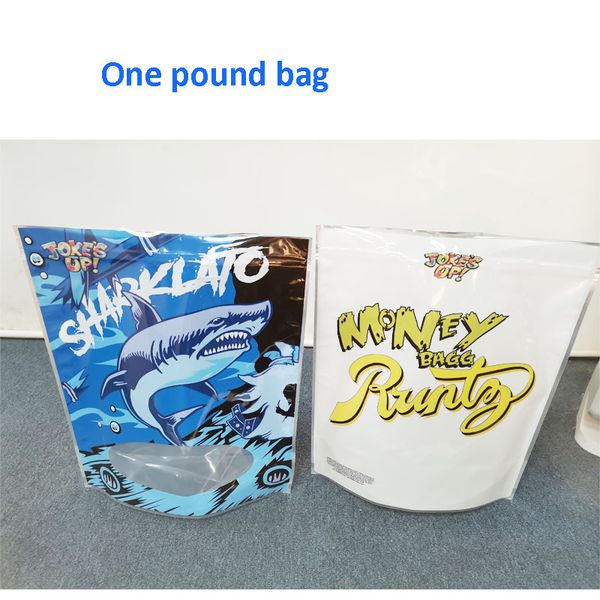 

1 фунт мешок 16OZ Всего ЗАПАХ PROOF Sharklato Деньги Бэгг Runtz Упаковка Мешок Runtz Pound Упаковка Сумка