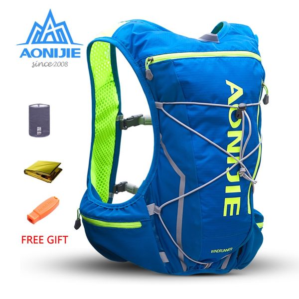 

aonijie e904s 10l hydration pack backpack rucksack bag vest harness water bladder hiking camping running marathon race sports