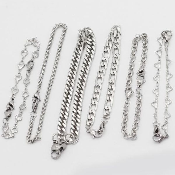 

Браслет из нержавеющей стали цепи с застежкой омаров для DIY плавучий медальон юве