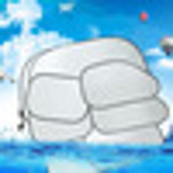 

silver coated sun block suit for automobile in summer with front shield side shield and back