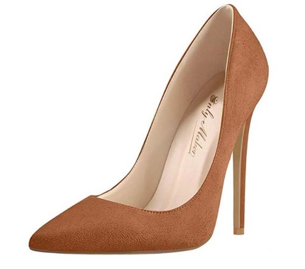 

дизайнер женщины на каблуках днища насосы высоких пяток черные nude носками круглый красный низ платья свадебная обувь 04, Black