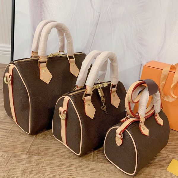 

designer bags 2020 brand handbag special canvas with genuine leather shoulder bag totes lady's crossbody bag brown trave bags