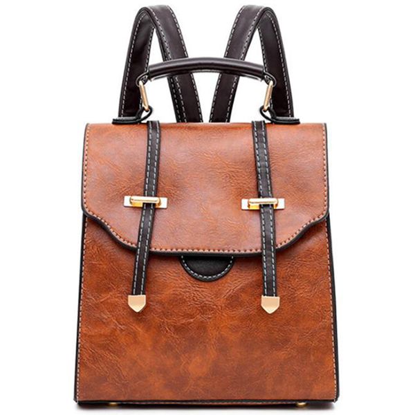 

fashion retro women's bag college wind backpack vintage stereotypes british wind postman small backpack
