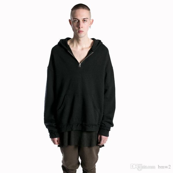 

man si tun 2017 winter male mens hiphop hoodies sweat suit tracksuit men cashmere wool hoodies men suits mens tracksuit set m-xl, Black