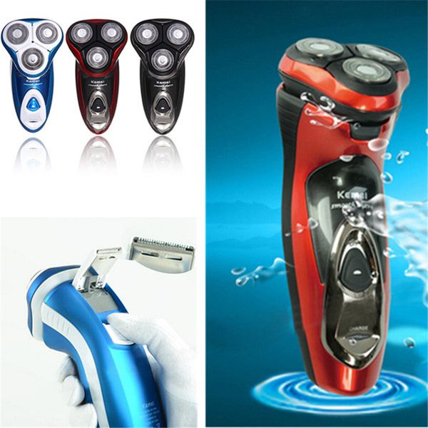 

220v 3d washable electric face beard mustache trimmer cutter 3 head rotary blade man shave clipper grooming sideburn shaver razor cut