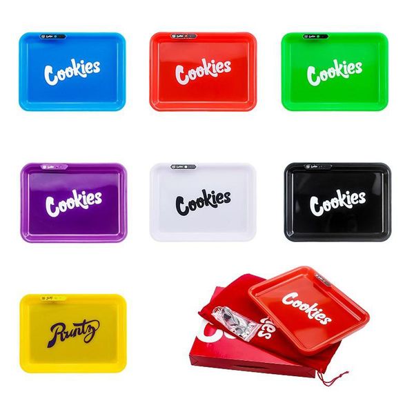 

Печенье California PARTY MODE Glowtray Синий Красный светодиод Куки Роллинг Glow Tray Желтый Фиолетовый Runtz Упаковка бумажная коробка Роллинг