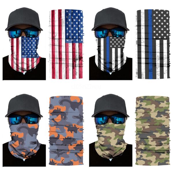 

outdoor sports cycling bike bicycle riding mask head skull scarf scarves bandana cycling face masks magic headband neck warmer#441, Blue;black
