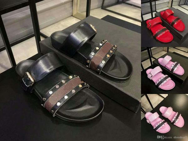 

новые женщины печати кожа сандал поразительные гладиатор стиль кожа подошва идеальный плоский холст plain сандал size35-45, Black