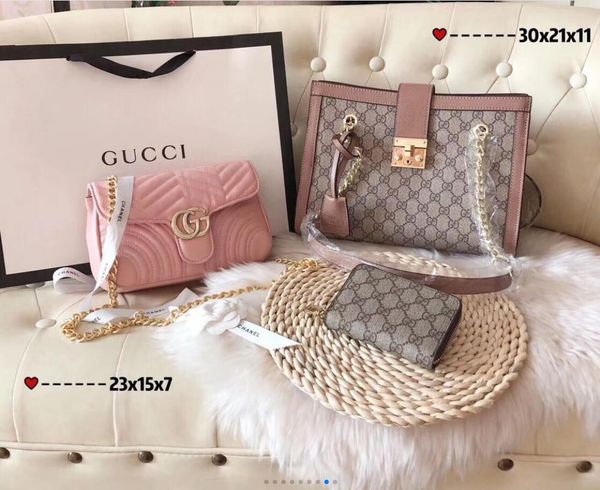 

selling fashion elegant three-piece messenger bag shoulder bag 2020 new ladies exquisite all-match ol commuter messengerbag