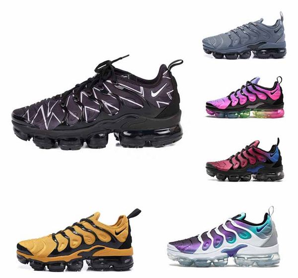 

vapormax plus tn plus men women designer shoes grape triple black white sunset wolf grey olive metallic silver vapors casual sneakers