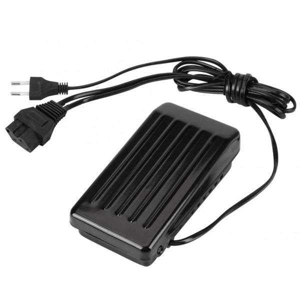 

foot pedal motor domestic household motor for old sewing machine ccw foot control pedal carbon brush belt sewing tool supplies, Black