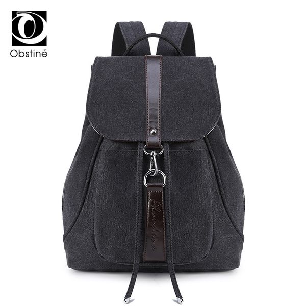

female canvas backpack anti theft vintage travel backpacks for girls black jeans bagpack women college back pack for school bags