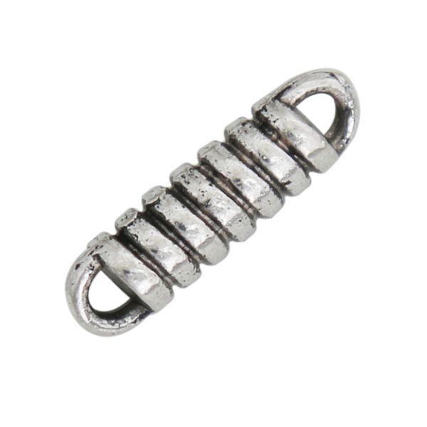 

fashion alloy twisted coil connector charms for necklaces bracelets key chains 4*14mm 100pcs aac1525, Bronze;silver
