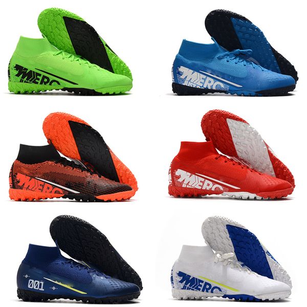 

2020 mens soccer shoes mercurial superfly 7 vii 360 elite tf soccer cleats cr7 ronaldo neymar njr football boots high ankle scarpe