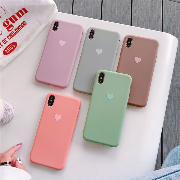 

luxury cute protect soft tpu case for iphone 8 7 plus matte back coque for iphone x xs max xr 6 6s 6 s 5 5s se cartoon cases