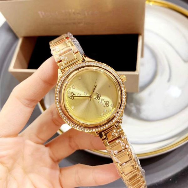 

наручные часы класса люкс женщины часы woman 2020 brand майкл золотые часы lady наручные часы кристалл женский дамы кварцевые часы мода женс, Slivery;brown