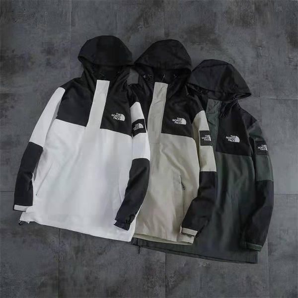 

высокое качество world мужские легкие windbreak и непромокаемые куртки влагонепроницаемый корпус женщин цветные hoodie / передняя молния jac, Black;brown