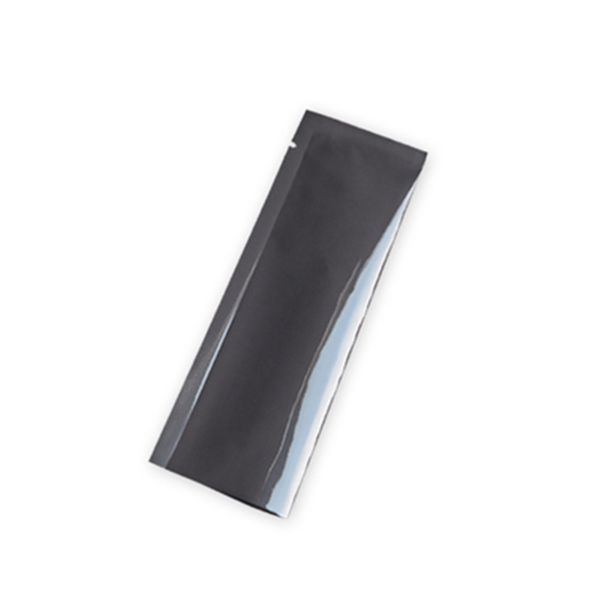 

open glossy aluminum foil packaging bag heat seal coffee powder storage pouch flat mylar packing bags for snack tea retails