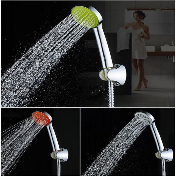 

whism high pressure shower heads chrome plating shower faucets handheld water saving showerheads bathroom rainfall water sprayer