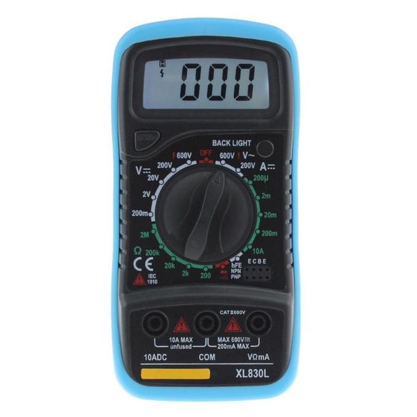 

xl830l digital lcd multimeter voltmeter ammeter ac/dc/ohm volt tester curre voltmeter ammeter ohm tester high safety handheld