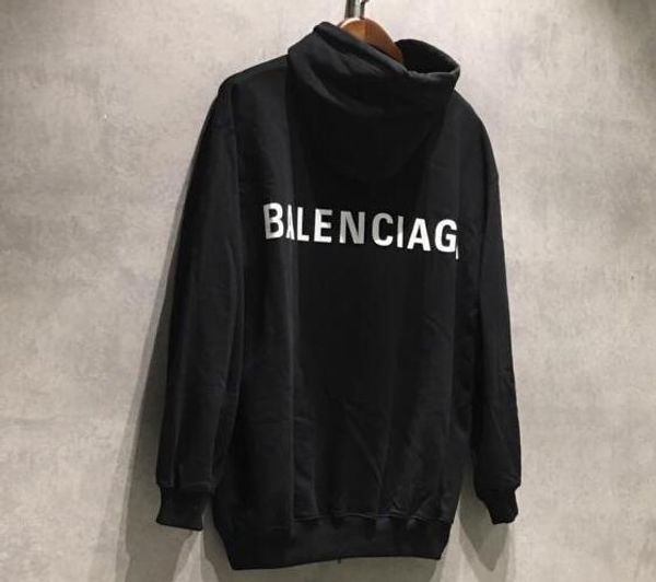 

2019 brand men port wear fa hion brand print men women hoodie pullover hip hop men track uit weat hirt hoodie 05, Black