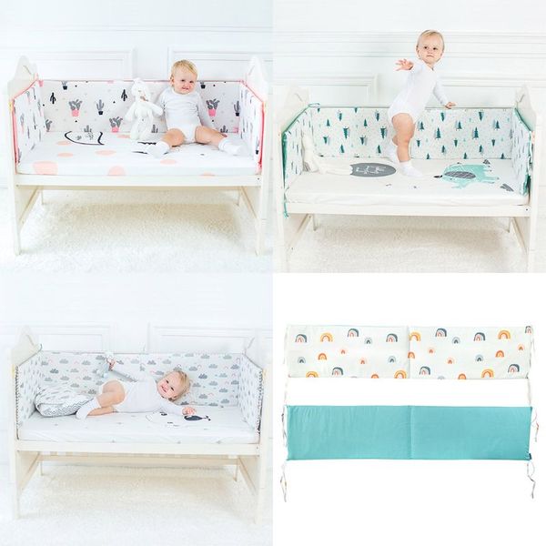 

1 pc toddler baby crib bumpers pads for infant cot safety universal liners protector bedding