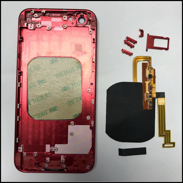 

make your iphone 6g 6s 6p 6sp 7 7p like iphone 8 glass back housing with built in wireless charger flex