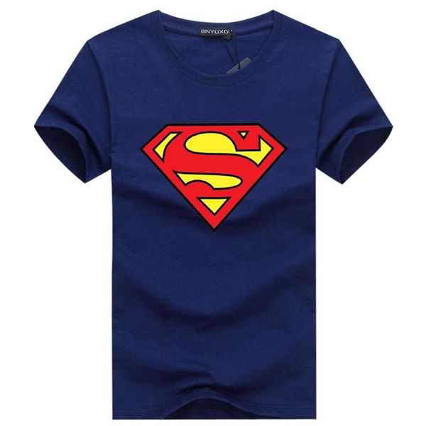 

new short-sleeved t-shirt men's youth half-sleeved t-shirt superman t-shirt designer men's clothing, White;black