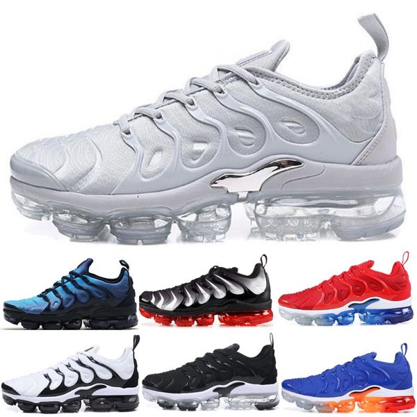 Compre 2019 Nike Vapormax TN PLUS Zapatillas De Running Para Hombre Mujer Negro Velocidad Rojo Blanco Antracita Ultra Blanco Negro 2019 Mejores Compre 2019 Designer Men's Shoes Nike Vapormax Women TN PLUS Zapatillas De Running Para Hombre Mujer Negro Velocidad Rojo Blanco Antracita Ultra