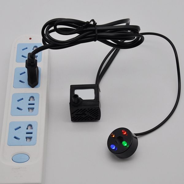 

3w погружные водяные насосы с 4-led light pump штекер аквариум фонтан рыба пруд танк ес другие аквариумных рыб