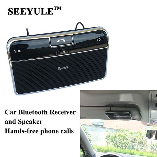 

1pc seeyule new universal phone speaker bluetooth 4.0 car bluetooth receiver speaker phone handsadapter for
