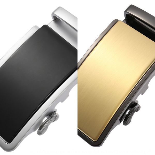 

men's alloy automatic ly25-0170 men's belt belt buckle alloy automatic buckle ly25-0170, Slivery;black